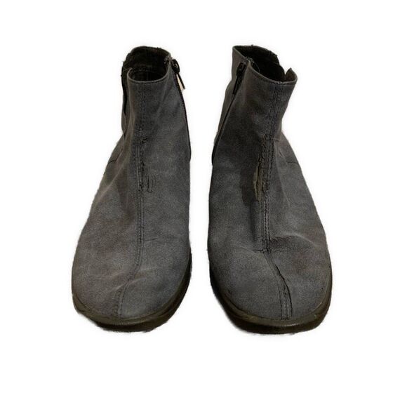Arcopedico Luana Gray Faux Vegan Suede Low Heel Booties Boots 42 11 $135 - Picture 3 of 10